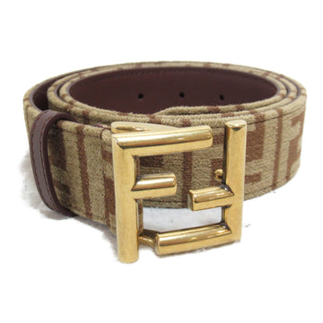 FENDI with logo belt Brown Calfskin [cowhide] wool 8C0649ALMKF1INL95