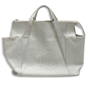 CHANEL here mark V stitch handbag