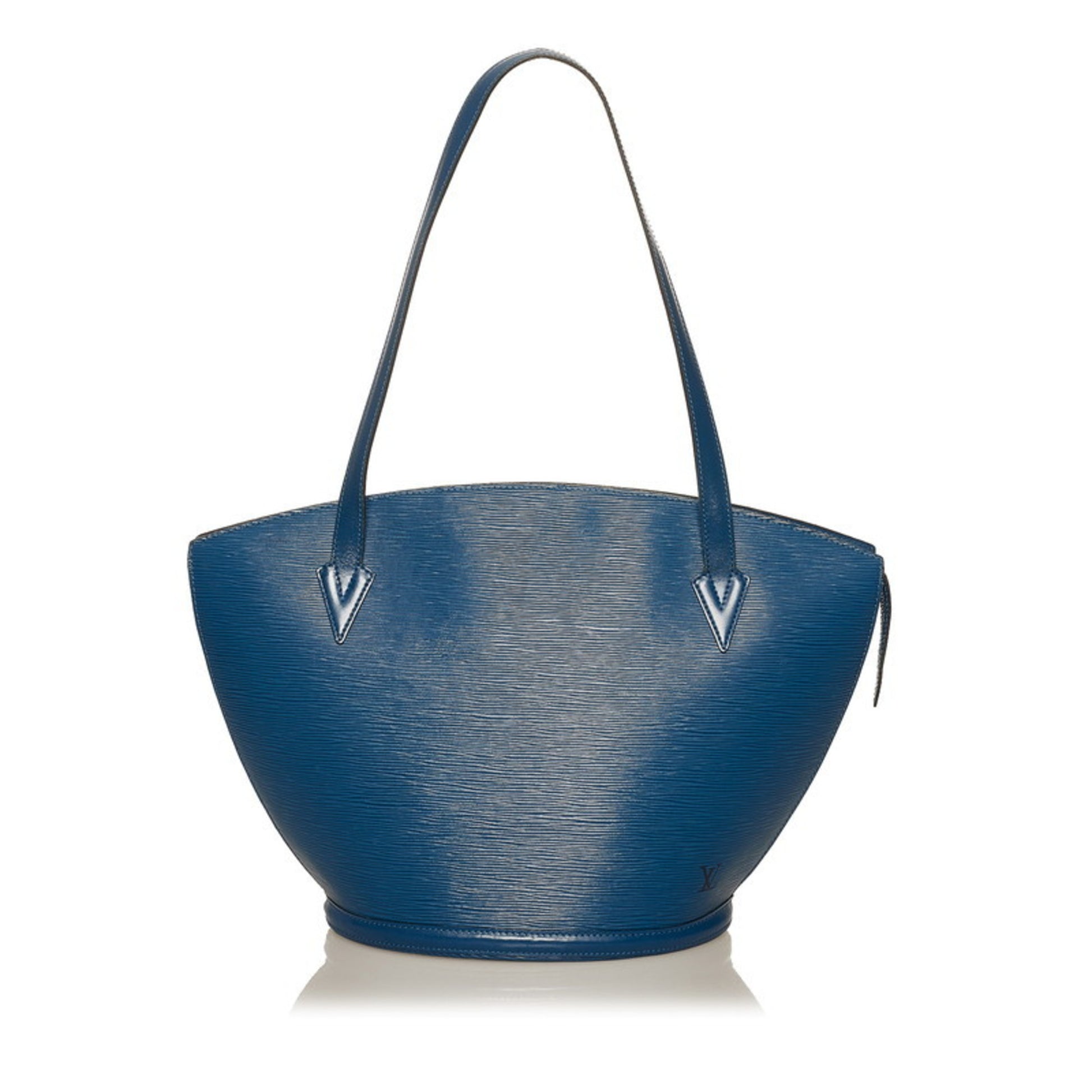 Louis Vuitton LV Saint Jacques Handbag Blue EPI Leather Bag M52265