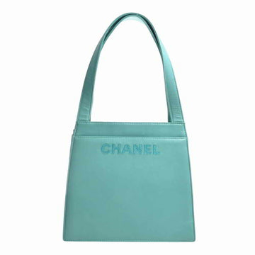 CHANEL Leather Tote Bag - Light Green