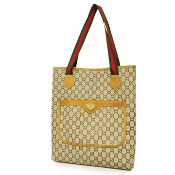 GUCCIAuth  Plus Women's PVC,Leather Tote Bag Beige