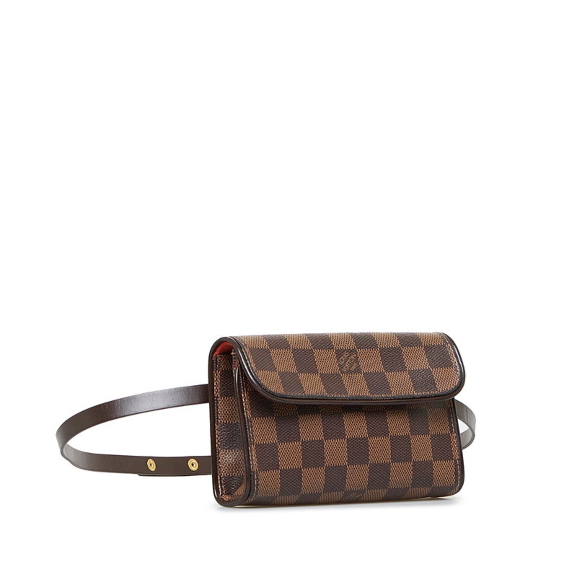 Louis - Pochette - Damier - Vuitton - S - Waist - ep_vintage luxury Store -  Bag - Size - N51856 – dct - Sac bandoulière Louis Vuitton Metis en cuir  monogram empreinte rouge et cuir grainé rouge - Florentine