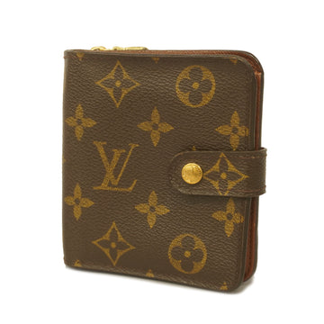 LOUIS VUITTONAuth  Monogram Compact Zip M61667 Women's Wallet [bi-fold]