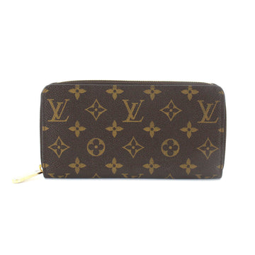 Louis Vuitton Monogram Zippy Wallet Round Zipper Long Fuchsia M41895 Gold Hardware