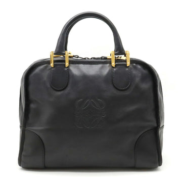 LOEWE Anagram Amazona 32 Handbag Boston Leather Black