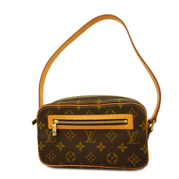 LOUIS VUITTONAuth  Monogram Pochette Shite M51183 Women's Shoulder Bag