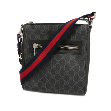 GUCCIAuth  Shoulder Bag 523599 Men's GG Supreme Shoulder Bag Black