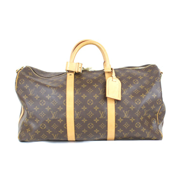 LOUIS VUITTON Keepall Bandouliere 50 M41416 Boston Bag Monogram Canvas Women's