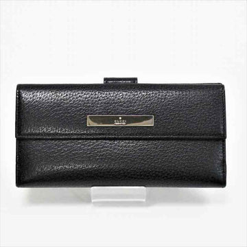 Gucci long wallet W 035 1408 2150 GUCCI leather black