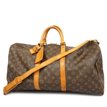 LOUIS VUITTONAuth  Monogram Keepall Bandouliere 55 M41414