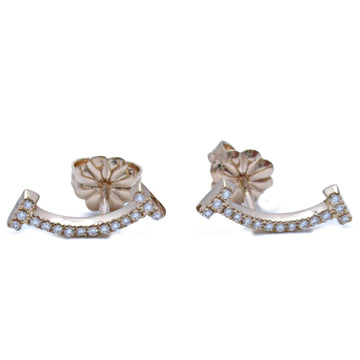 TIFFANY&CO Tsmile Mini Diamond Pierced Earrings Pierced earrings Clear diamond Clear