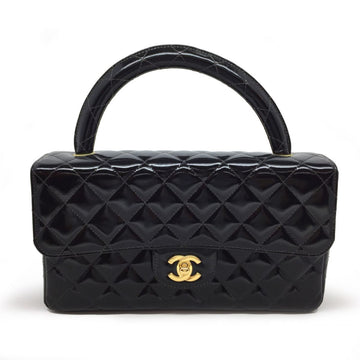 CHANEL Matelasse enamel parent-child bag