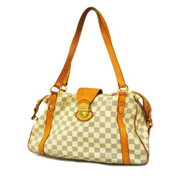 LOUIS VUITTON Tote Bag Damier Azur Streza PM N42220 White Ladies