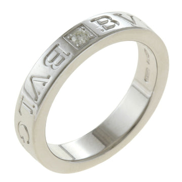 BVLGARI Ring No. 11.5 18K K18 White Gold Diamond Women's