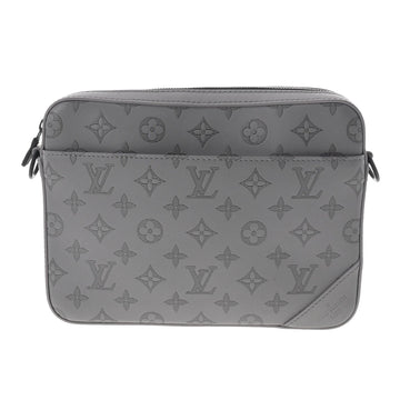 LOUIS VUITTON Monogram Shadow Duo Gray M46104 Men's Shoulder Bag