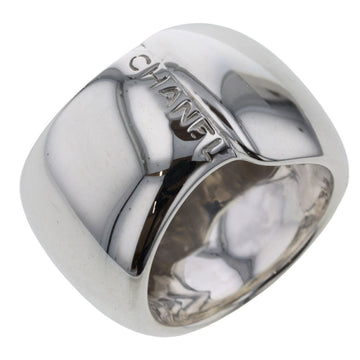 CHANEL Ring Wide Silver 925 Upper No. 9 Lower 12 Women's