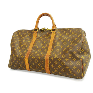 LOUIS VUITTONAuth  Monogram Keepol 50 M41426 Men,Women,Unisex Boston Bag