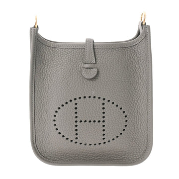 HERMES Evelyn TPM Grimeier U Engraved [around 2022] Women's Taurillon Clemence Shoulder Bag