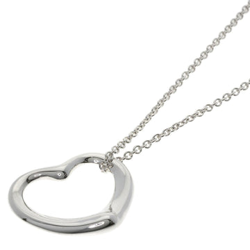 TIFFANY Open Heart Necklace Silver Women's &Co.