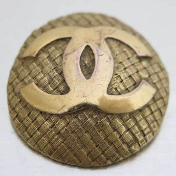 CHANEL Brooch Coco Mark Gold Pin Ladies