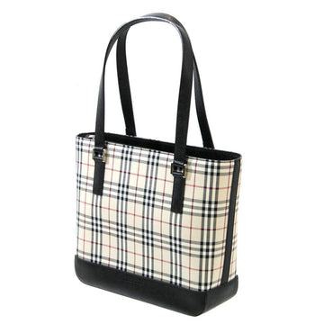 Burberry Nova Check Zipper Tote Bag Handbag