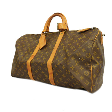 LOUIS VUITTONAuth  Monogram Keepol 50 M41426 Men,Women,Unisex Boston Bag,Handbag