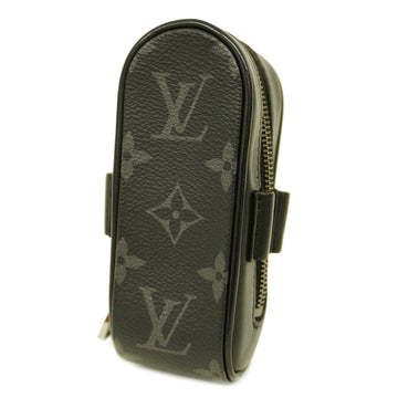 LOUIS VUITTONAuth  Monogram Eclipse Golf Ball Case Andrews GI0344 Men's Pouch