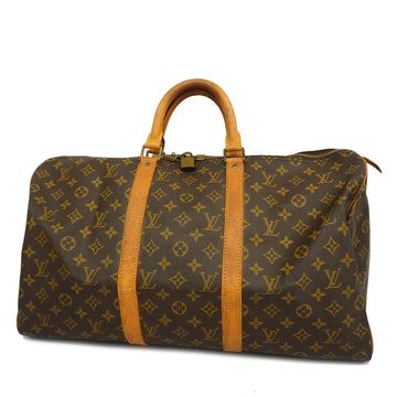 LOUIS VUITTONAuth  Monogram Keepol 50 M41426 Boston Bag