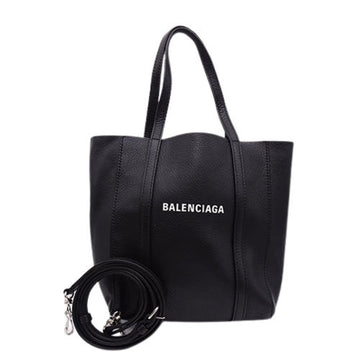 BALENCIAGA Bag Ladies Handbag Shoulder 2way Leather Everyday Black Size XXS