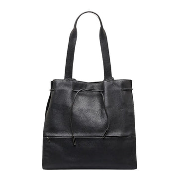 GUCCI tote bag handbag 002 1052 black leather ladies