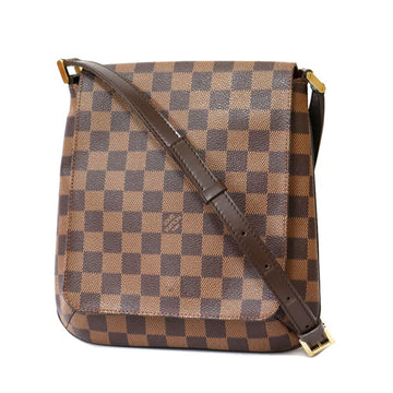 LOUIS VUITTON Shoulder Bag Damier Musette Salsa Long N51300 Brown Women's Canvas