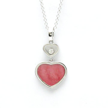 CHOPARD Happy Diamond Heart Necklace 79A001 White Gold [18K] Diamond,Shell Men,Women Fashion Pendant Necklace [Silver]