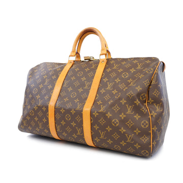 LOUIS VUITTONAuth  Monogram Keepol 50 M41426 Men,Women,Unisex Boston Bag