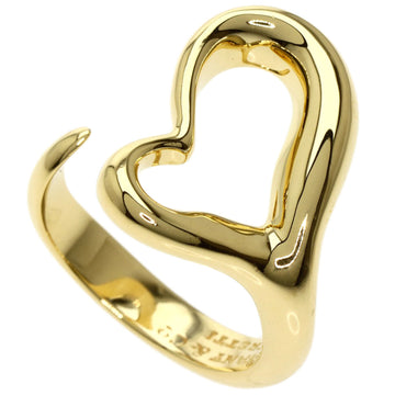 TIFFANY open heart ring K18 yellow gold Ladies &Co.