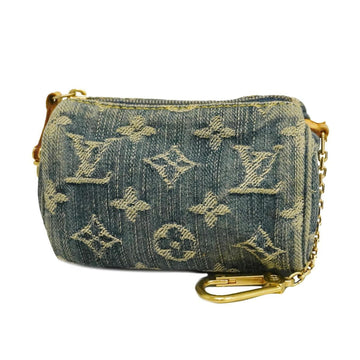 LOUIS VUITTON Wallet/Coin Case Monogram Denim Truth Speedy PM M95082 Blue Ladies