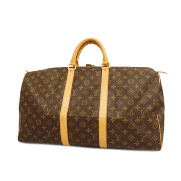 LOUIS VUITTONAuth  Monogram Keepol 50 M41426 Men,Women,Unisex Boston Bag