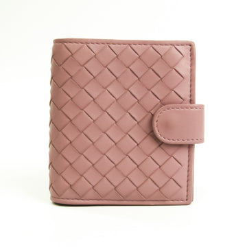 Bottega Veneta Intrecciato Women's Leather Wallet (bi-fold) Pink