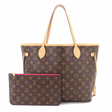 LOUIS VUITTON Monogram Neverfull MM Tote Bag Brown Pivoine M41178 RFID