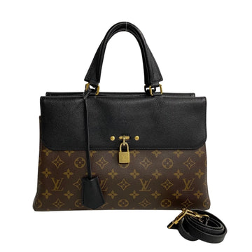 LOUIS VUITTON Venus Monogram Leather Handbag Shoulder Bag Brown 74949