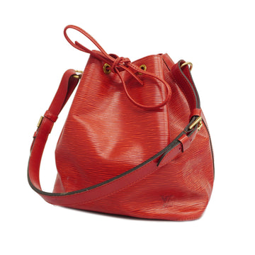 LOUIS VUITTONAuth  Epi Petit Noe M44107 Women's Shoulder Bag Castilian Red