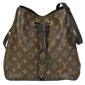 LOUIS VUITTON Neonoe Strap Shoulder Bag Monogram Canvas Noir M44020