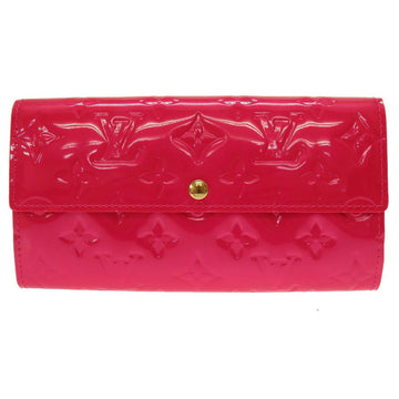 LOUIS VUITTON Monogram Vernis M93633 Women's Monogram Vernis Coin Purse/coin Case Monogram,Rose Pop