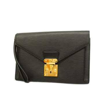 LOUIS VUITTON Clutch Bag Epi Serie Dragonne M52612 Noir Ladies