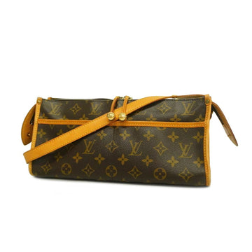 LOUIS VUITTON Shoulder Bag Monogram Popin Coeuron M40008 Brown Ladies