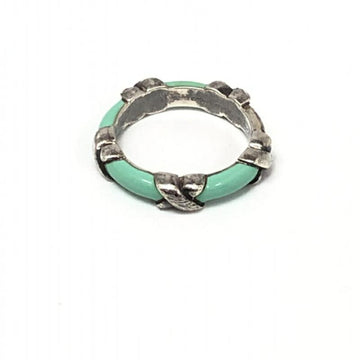 TIFFANY&CO. 925 Signature silver enamel ring [with chipping] No. 14 Out of print model
