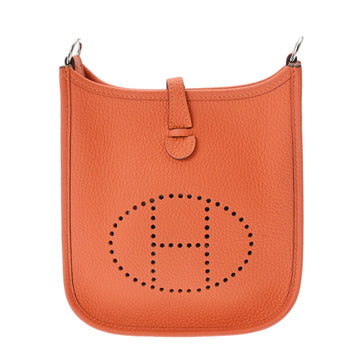 HERMES Evelyn TPM Fu Y engraved [around 2020] Women's Taurillon Clemence Shoulder Bag