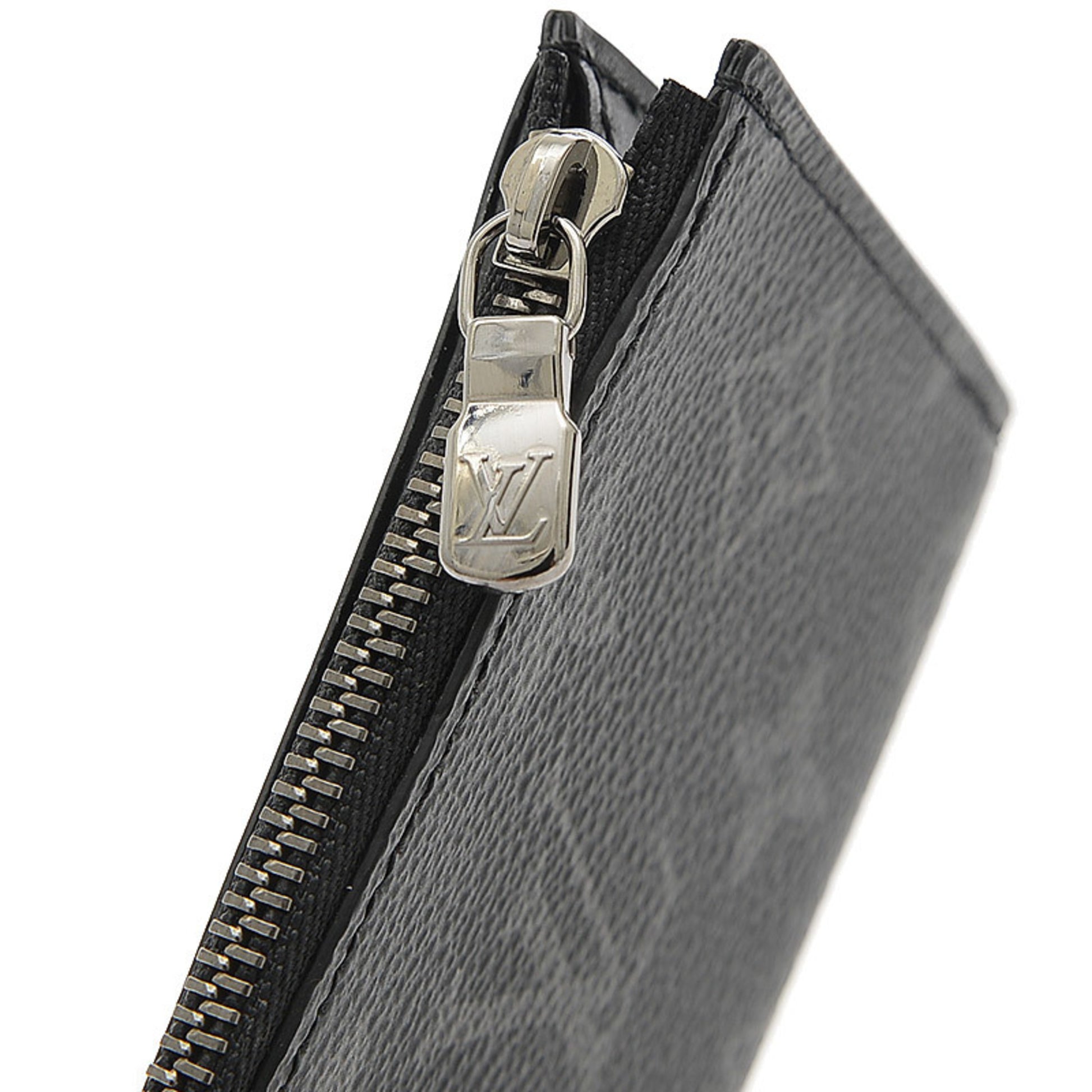 Louis Vuitton, Bags, Louis Vuitton Monogram Eclipse Compact Coin Card  Holder Wallet M82253
