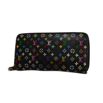 LOUIS VUITTONAuth  Monogram Multicolore Zippy Wallet M60050