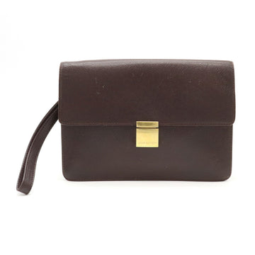 Louis Vuitton Taiga Celenga Second Bag Clutch Leather Acajou Bordeaux M30786