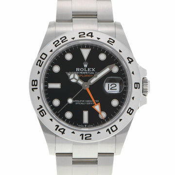 ROLEX Explorer 226570 men's SS watch automatic winding black dial